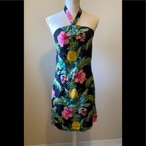 🎁 Tommy Bahama Silk Hawaiian Print Dress